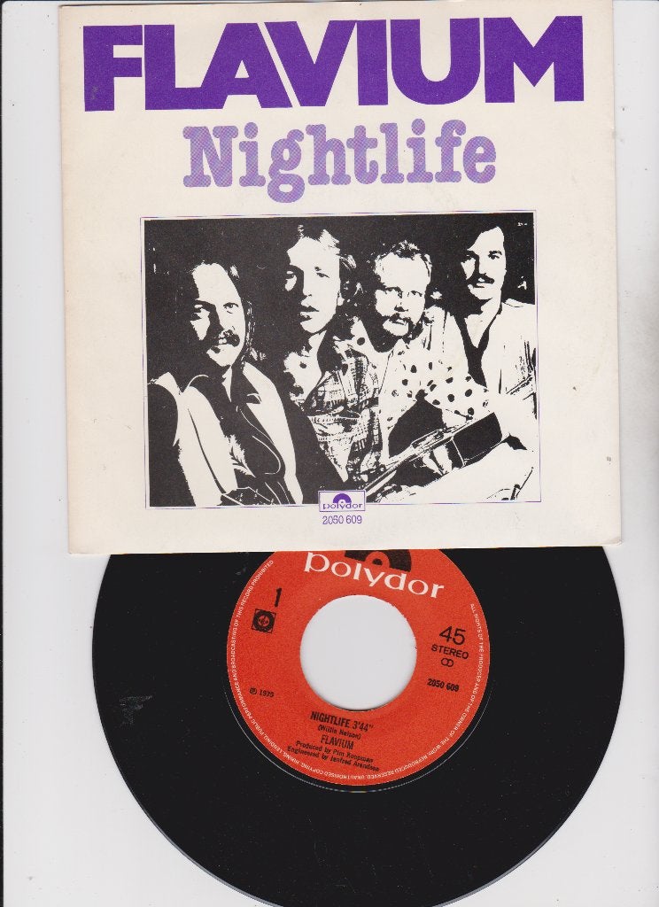 Blues Rock - Flavium – Nightlife   1980, Cd's en Dvd's, Vinyl Singles, Zo goed als nieuw, Beschermende buitenhoes, Fotohoes, Originele persing