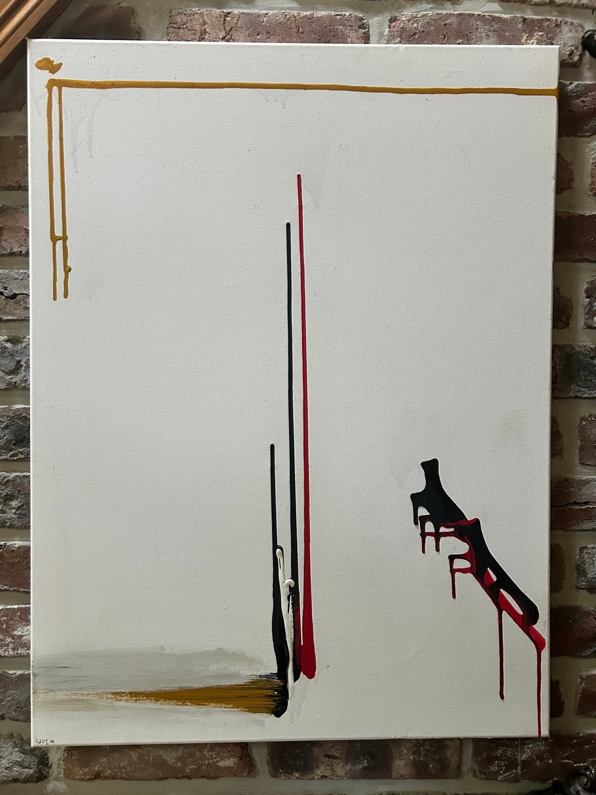 SCHILDERIJ “Wild Horses” (2016 - Brussels), Antiek en Kunst, Ophalen of Verzenden