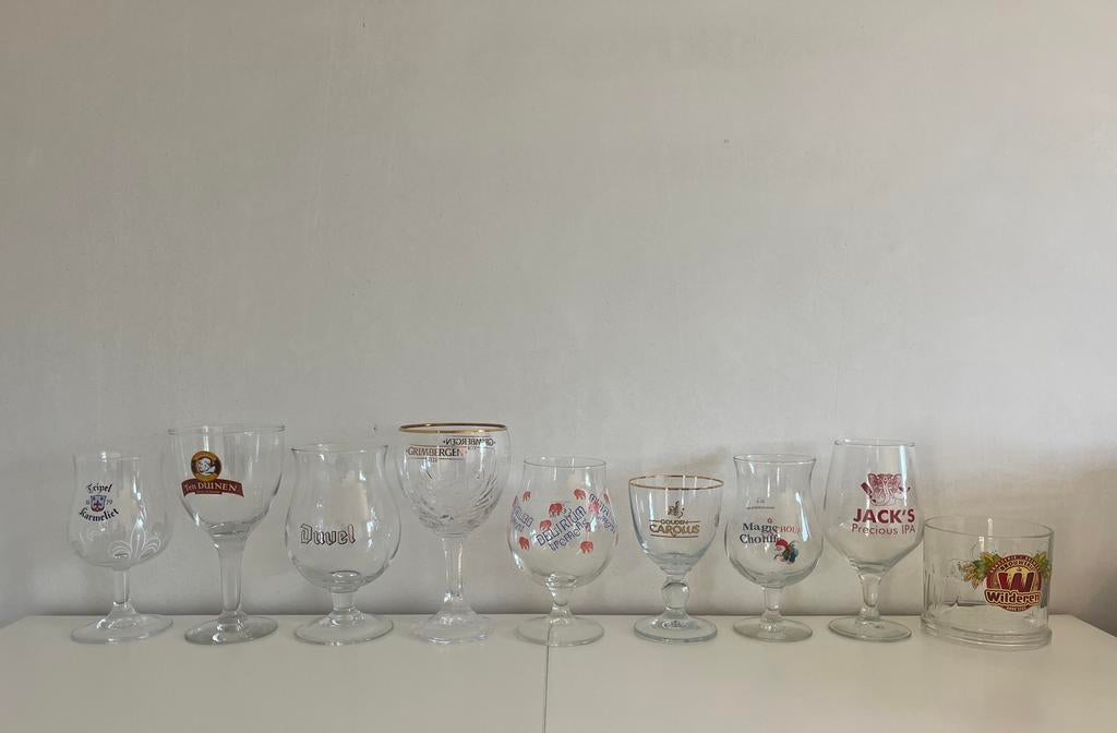 Diverse bierglazen, Enlèvement, Comme neuf, Verre à bière