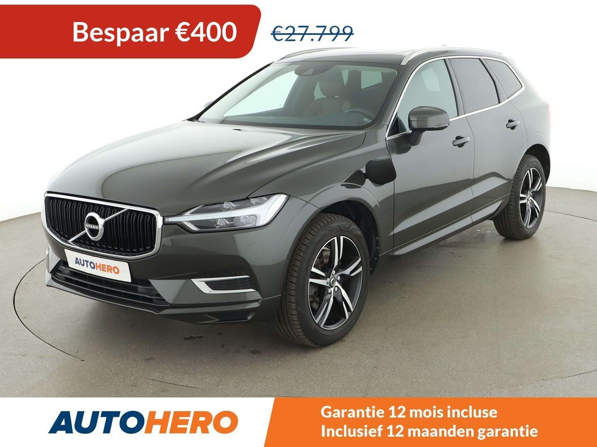 Volvo XC60 2.0 T8 Plug-in Hybrid Business Plus AWD, Autos, Volvo, Cuir, Argent ou Gris, Achat, 65 g/km