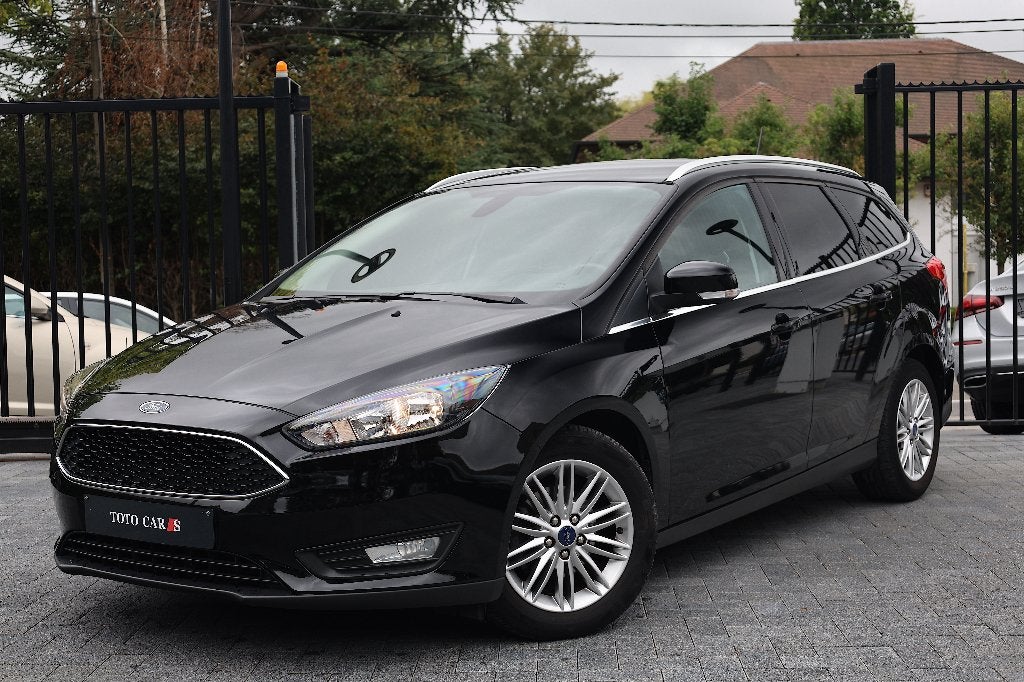 Ford Focus 1.5 TDCi Break |Euro 6b|1ste Eig | Navi| Parksens, Auto's, Focus, Stof, Zwart, Bedrijf