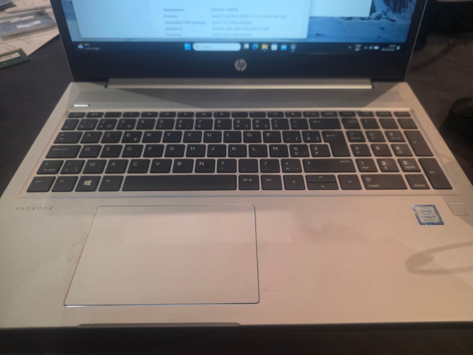 hp probook 450 16gb 256gb ssd i5 w11pro, Computers en Software, 256 GB, 2 tot 3 Ghz, Refurbished, Ophalen of Verzenden