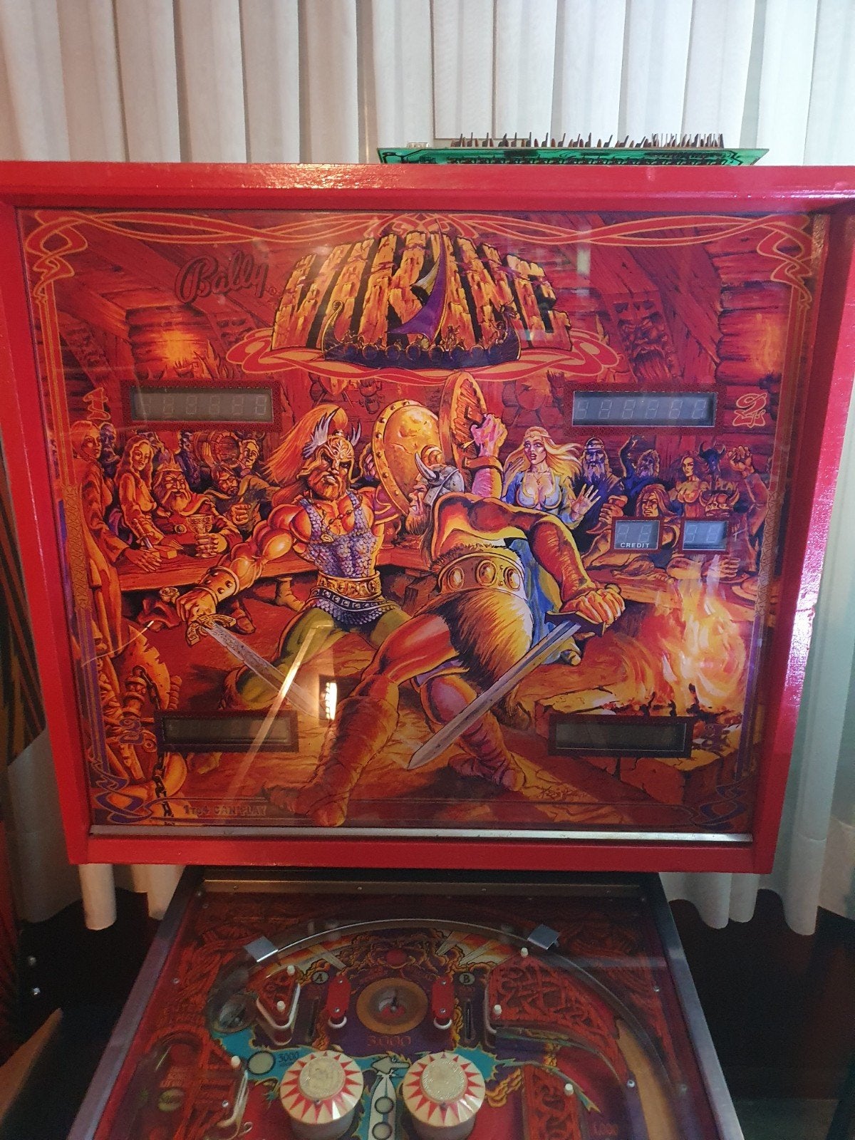 flipper bally viking 1980, Enlèvement