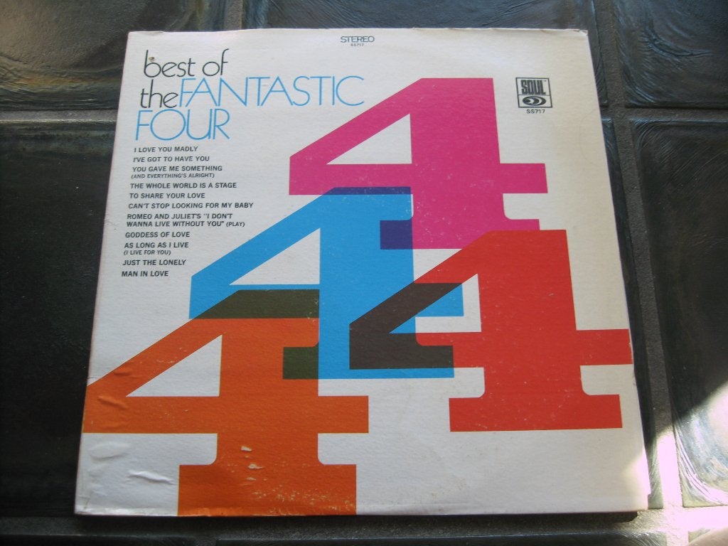 best of the fantastic four us made lp, Enlèvement ou Envoi, Funk, Avec pochette intérieure, Utilisé