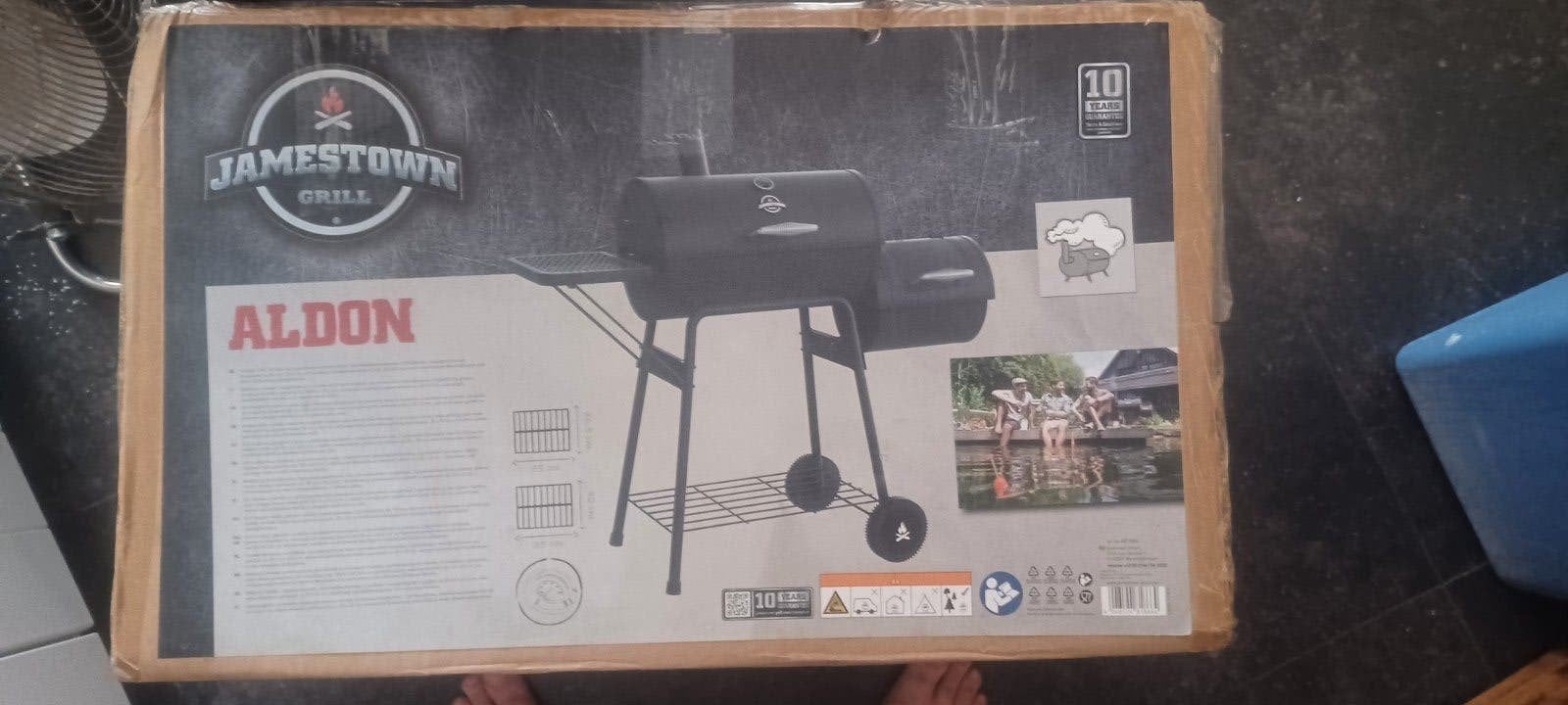 Jamestown bbq smoker nieuw in doos, Jardin & Terrasse, Barbecues au charbon de bois, Enlèvement
