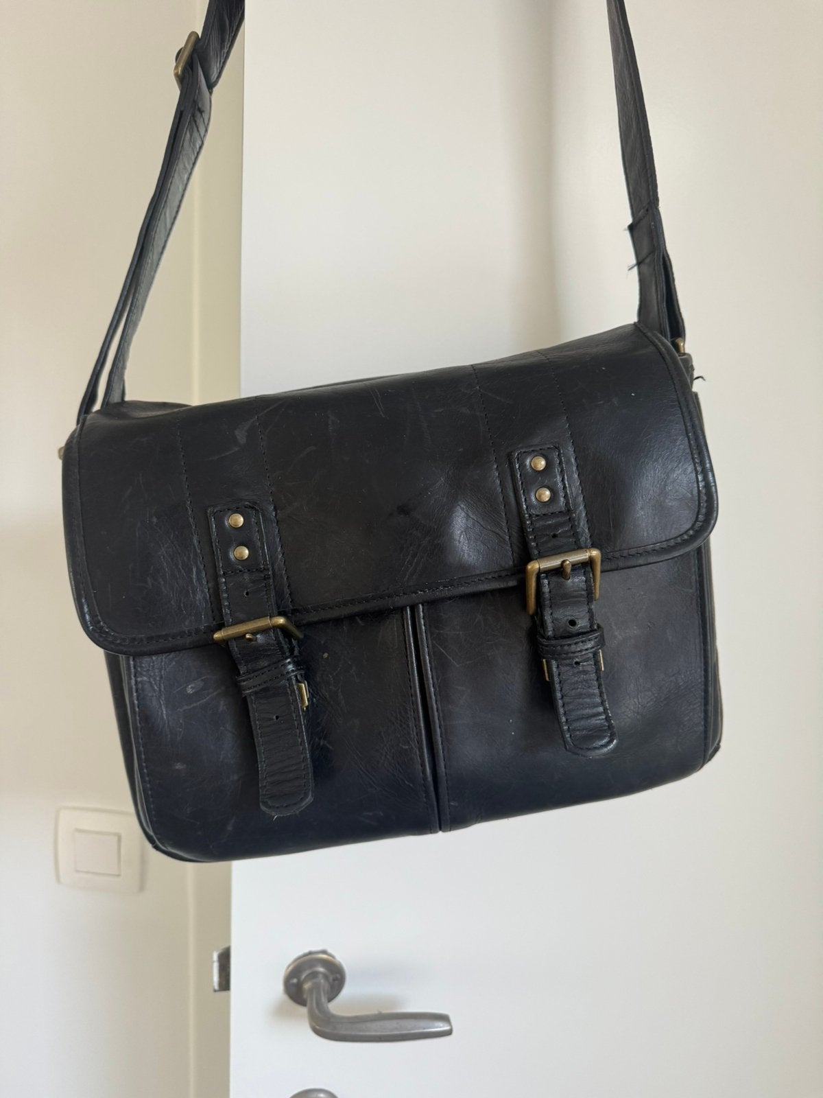 ONA camera bag, Enlèvement ou Envoi, Utilisé, Noir, Cuir