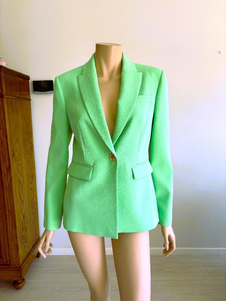 Pinko felgroene blazer – Made in Italy – gold button  IT40, Pinko, Taille 36 (S), Comme neuf, Vert