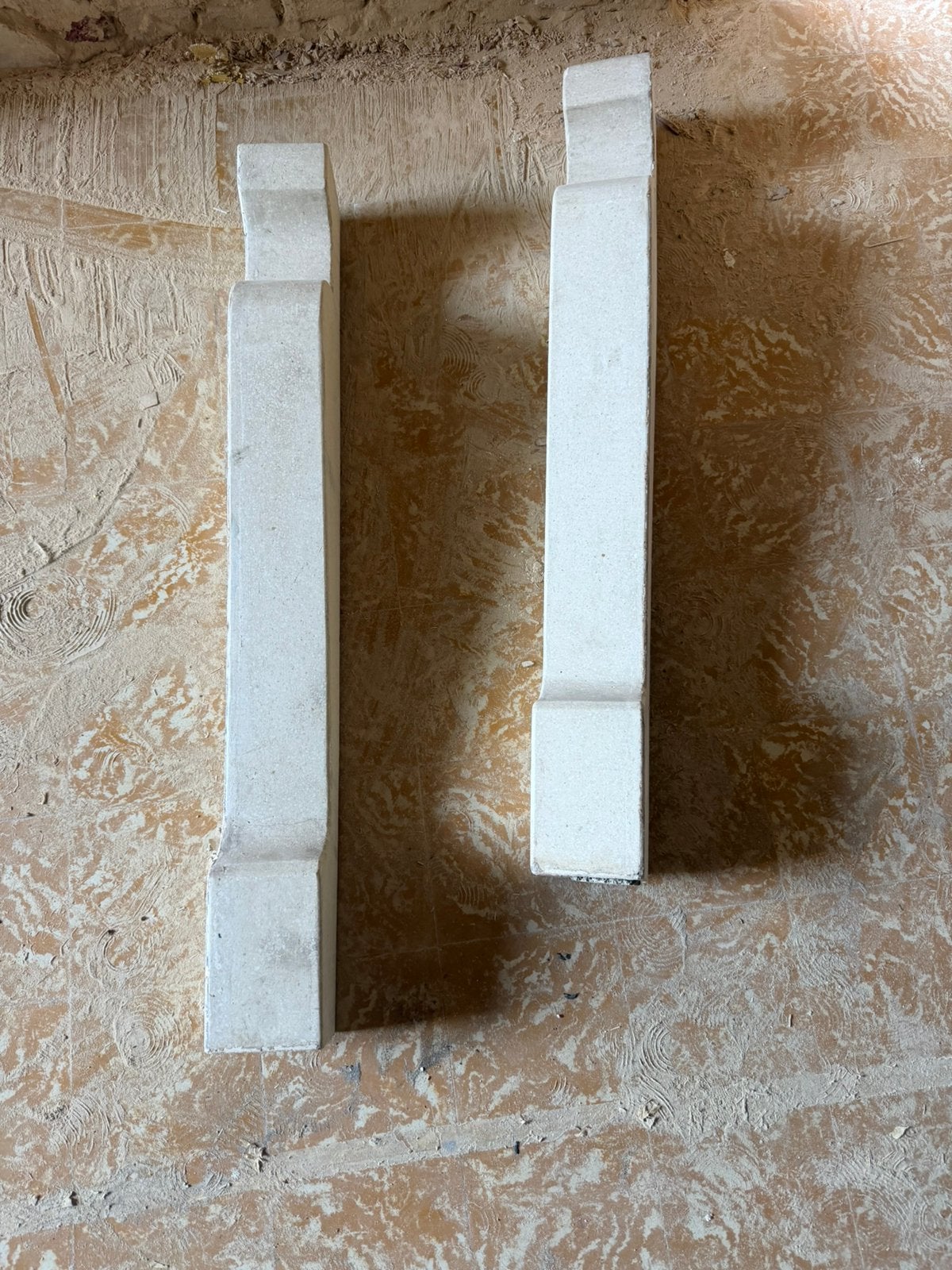 Oude vintage schouwmantel – betonnen/kunststenen schouw, Ophalen, Overige materialen, Gebruikt, Overige typen