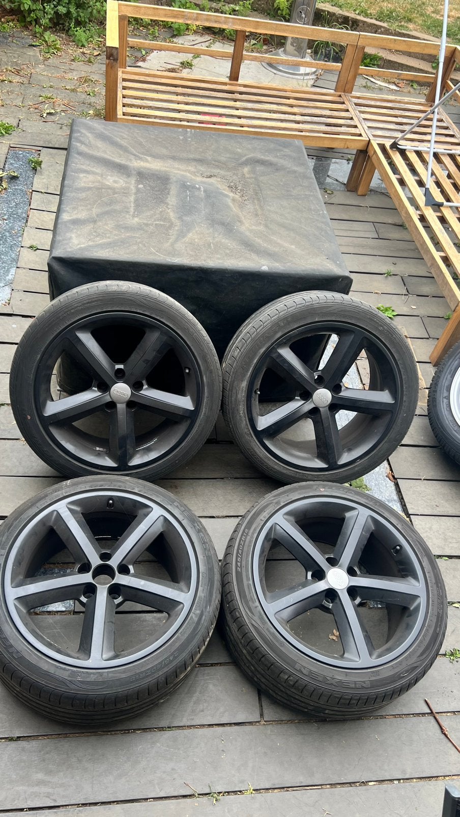 Originelen audi velgen 18inch, Auto-onderdelen, Ophalen, Velg(en)