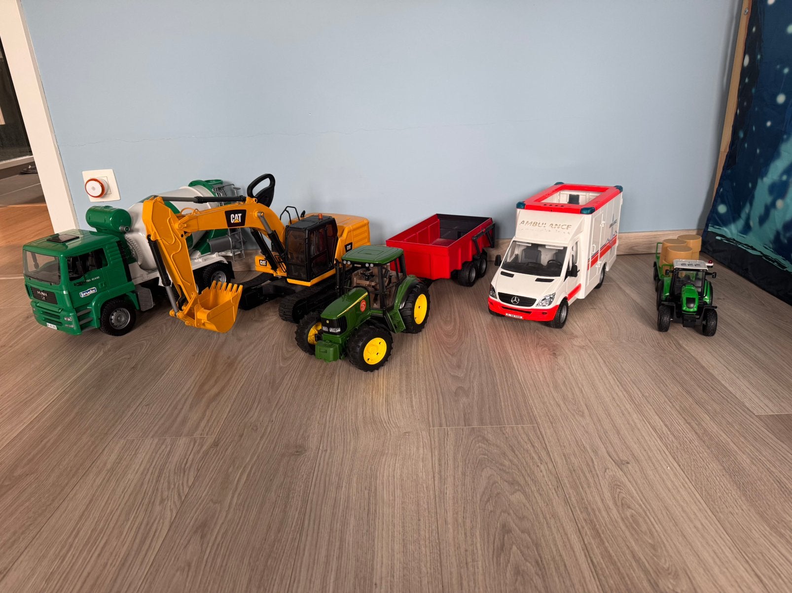 Bruder wagens, Kinderen en Baby's, Ophalen, Zo goed als nieuw