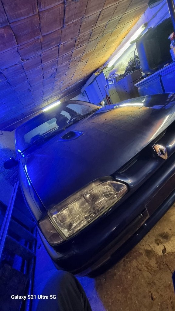 Renault 19 16v, Auto's, Renault, Voorwielaandrijving, 4 deurs, Blauw, Grijs