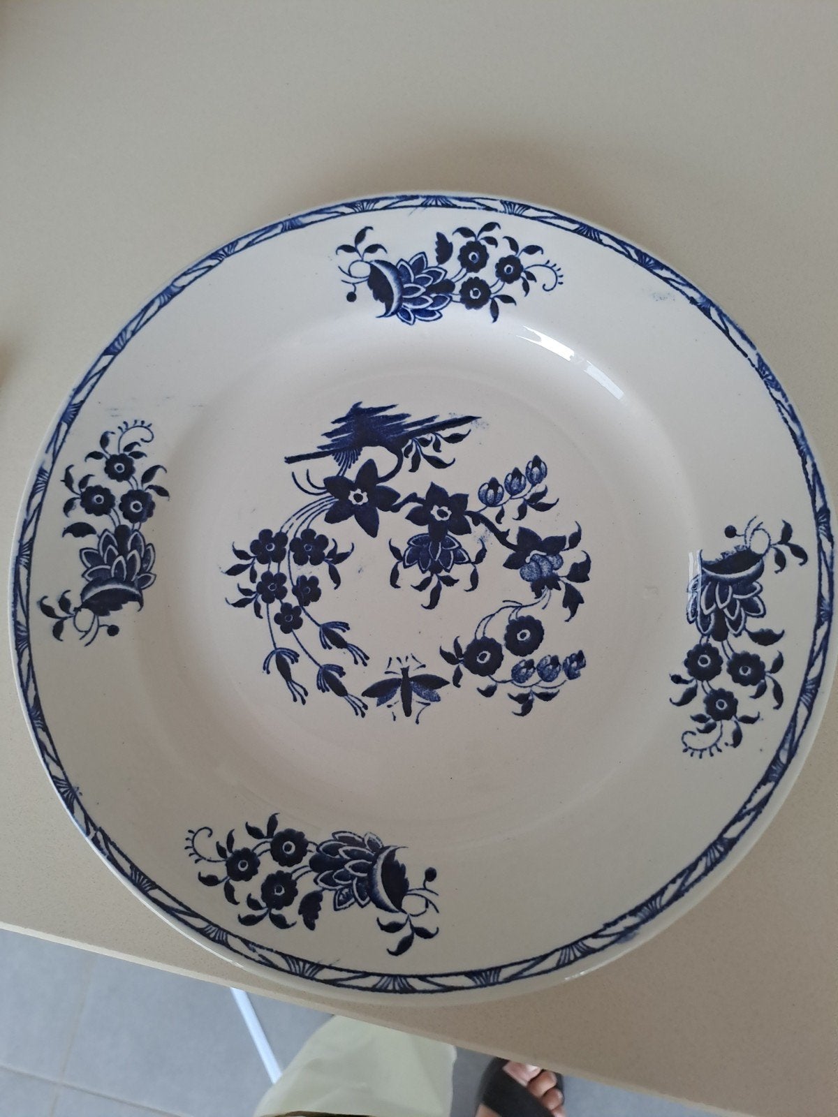 service vaisselle Nimy bleu années 1930/1950, Enlèvement