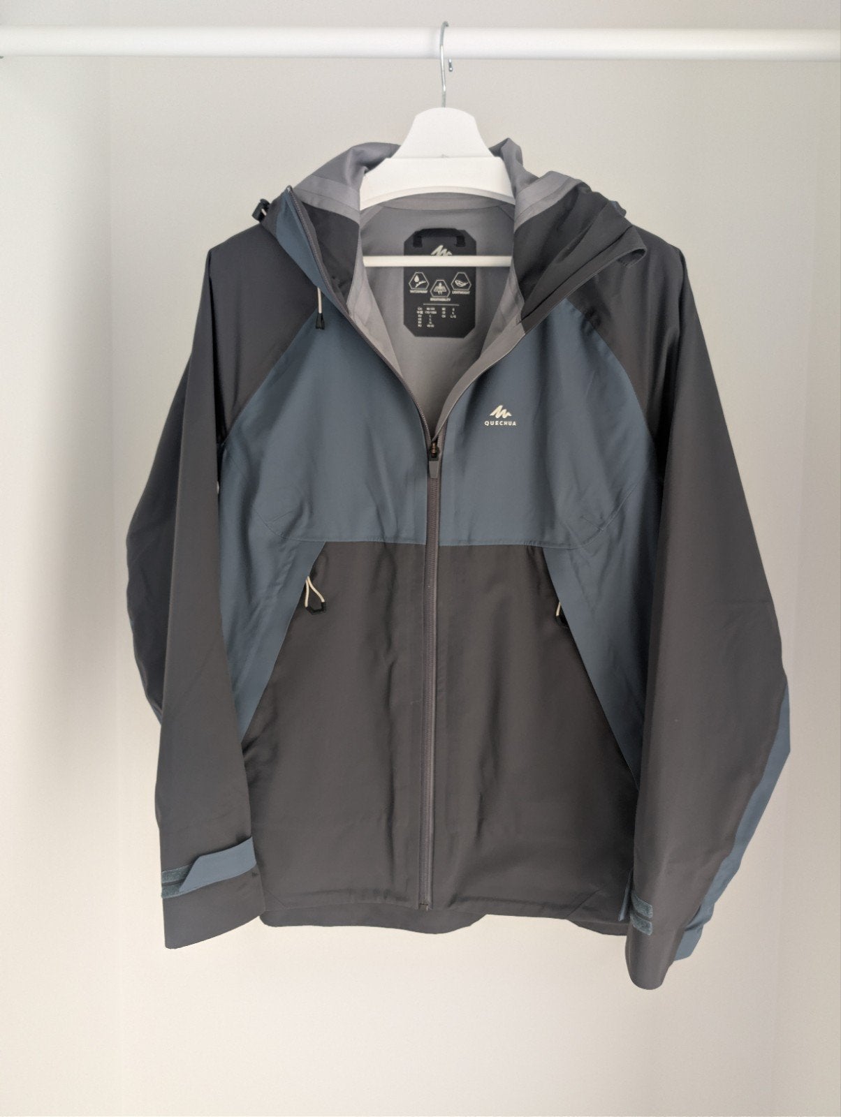 Quechua Dames Regenjas mh500 - Maat L, Kleding | Dames, Maat 38/40 (M), Ophalen of Verzenden, Zo goed als nieuw, Quechua