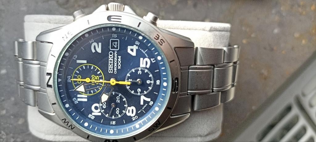SEIKO chrono 100m horloge, Ophalen, Seiko