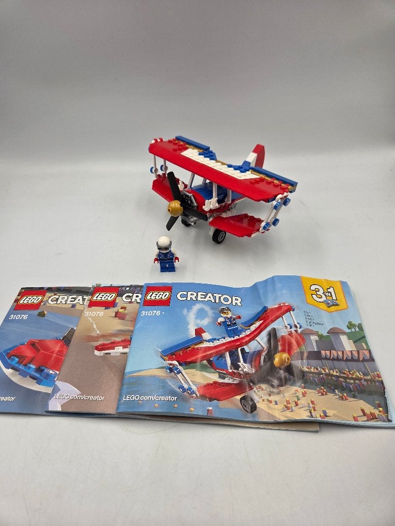 Lego Creator 31076 Daredevil Stunt Plane, Lego, Ophalen of Verzenden, Zo goed als nieuw, Inclusief instructies