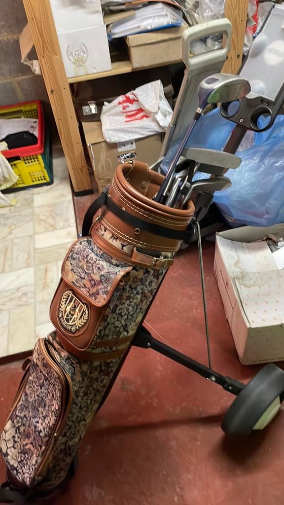 Caddie avec club de golf, Ophalen, Nieuw, Set