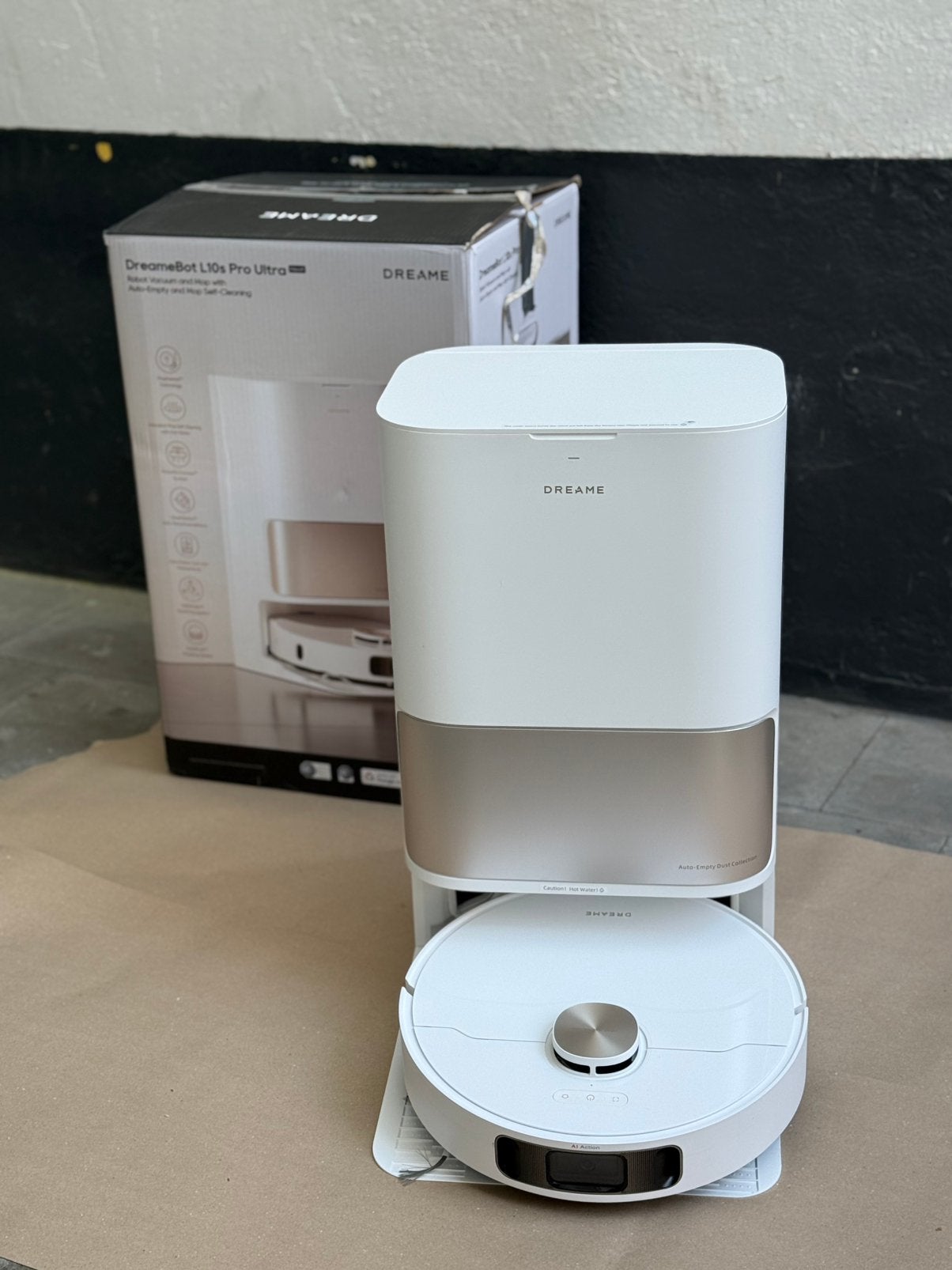DreameBot L10s Pro Ultra Heat — Aspirateur robot avec balai, Electroménager, Enlèvement ou Envoi, Comme neuf