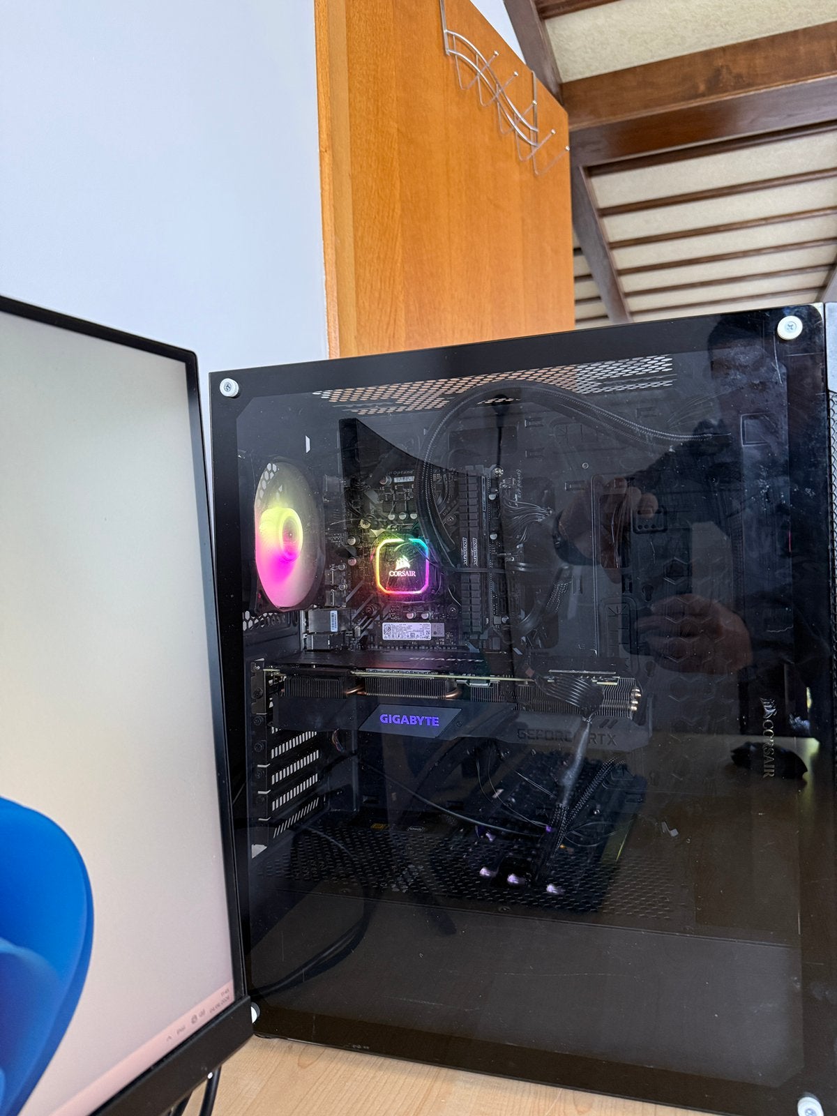 Game Setup PC Intel i5-9600k, RTX 2070 Super 8GB, Met monitor, 8 GB, Virtual Reality, Ophalen of Verzenden