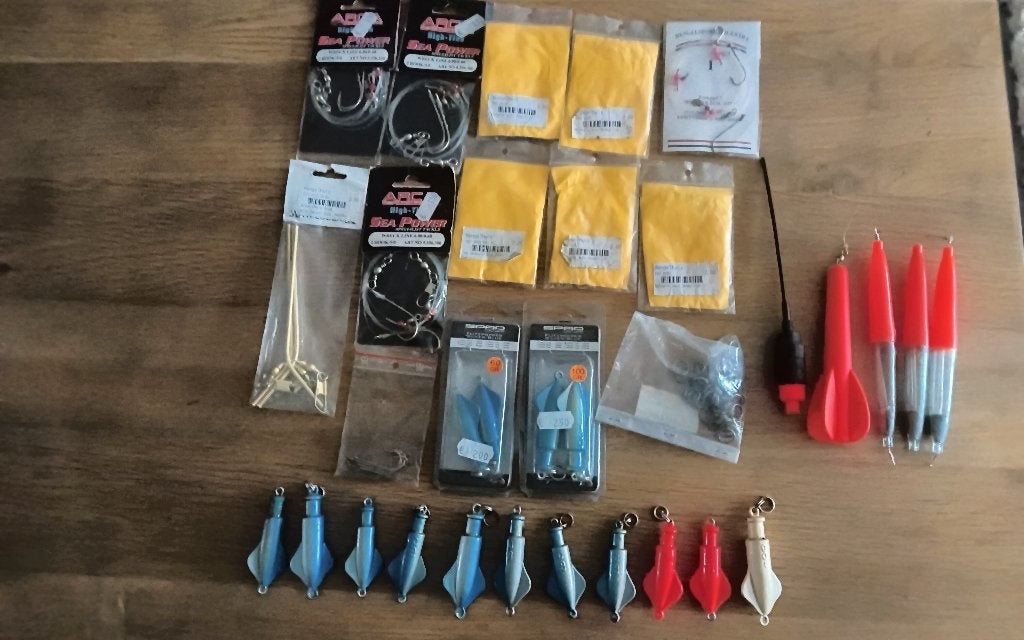 Zee vissen.10€, Watersport en Boten, Ophalen of Verzenden, Zo goed als nieuw, Complete set