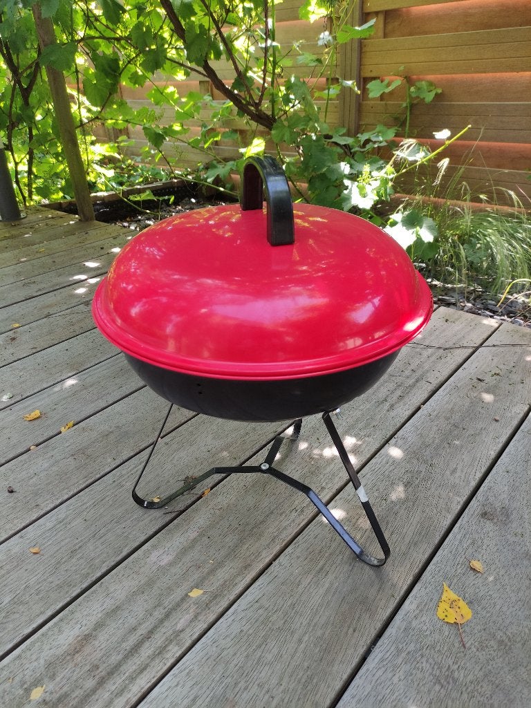 Petit barbecue portatif, Enlèvement, Utilisé