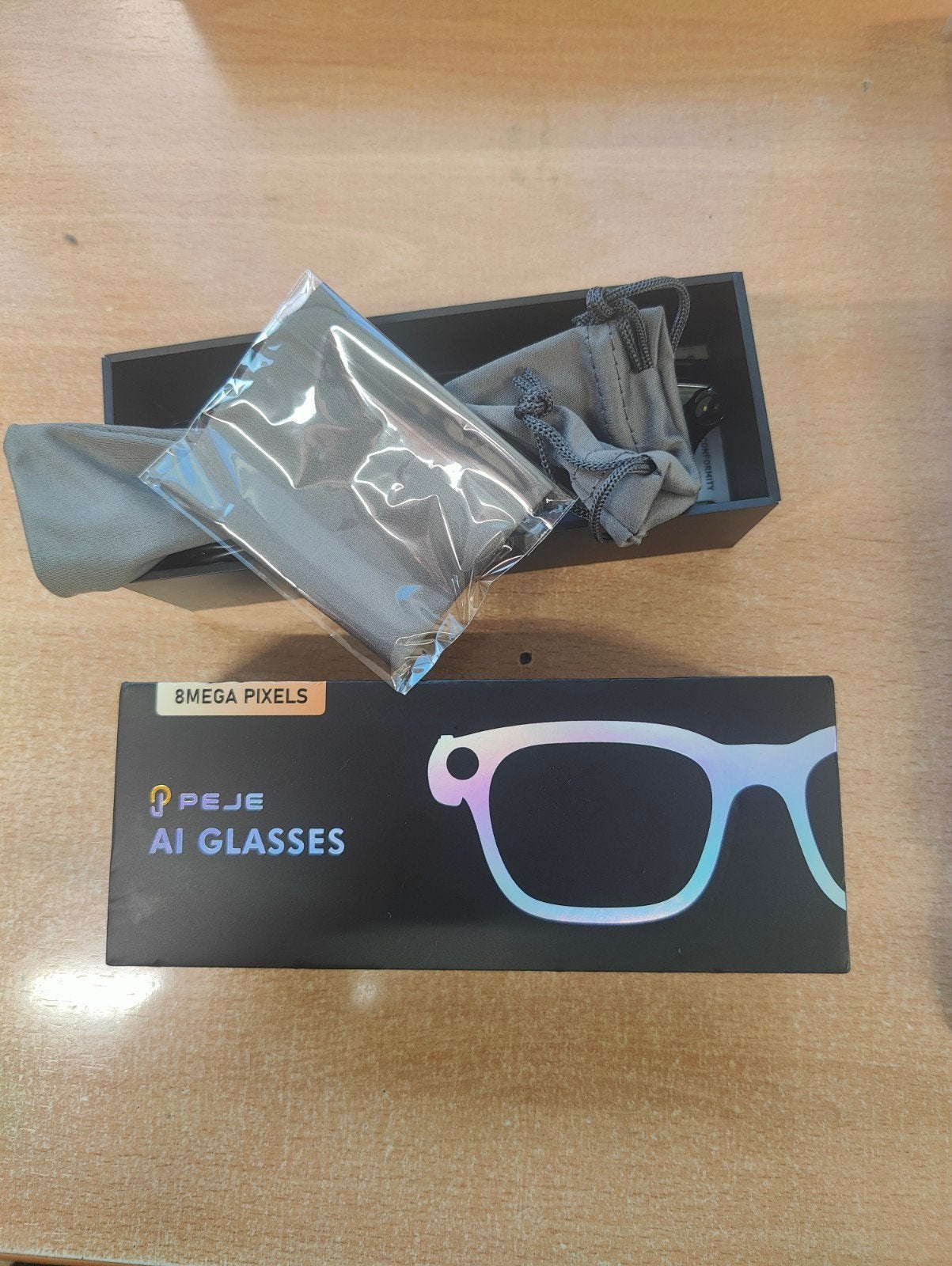 Lunettes connectées PEJE M08 AI – Caméra 8 MP – Traduction –, Enlèvement ou Envoi, Neuf