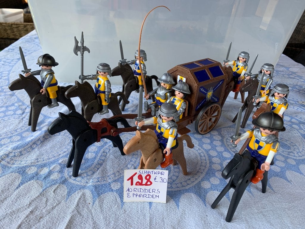 PLAYMOBIL: T28: SUPERLOT RIDDERS E.A., Kinderen en Baby's, Speelgoed | Playmobil, Losse onderdelen, Ophalen of Verzenden, Zo goed als nieuw
