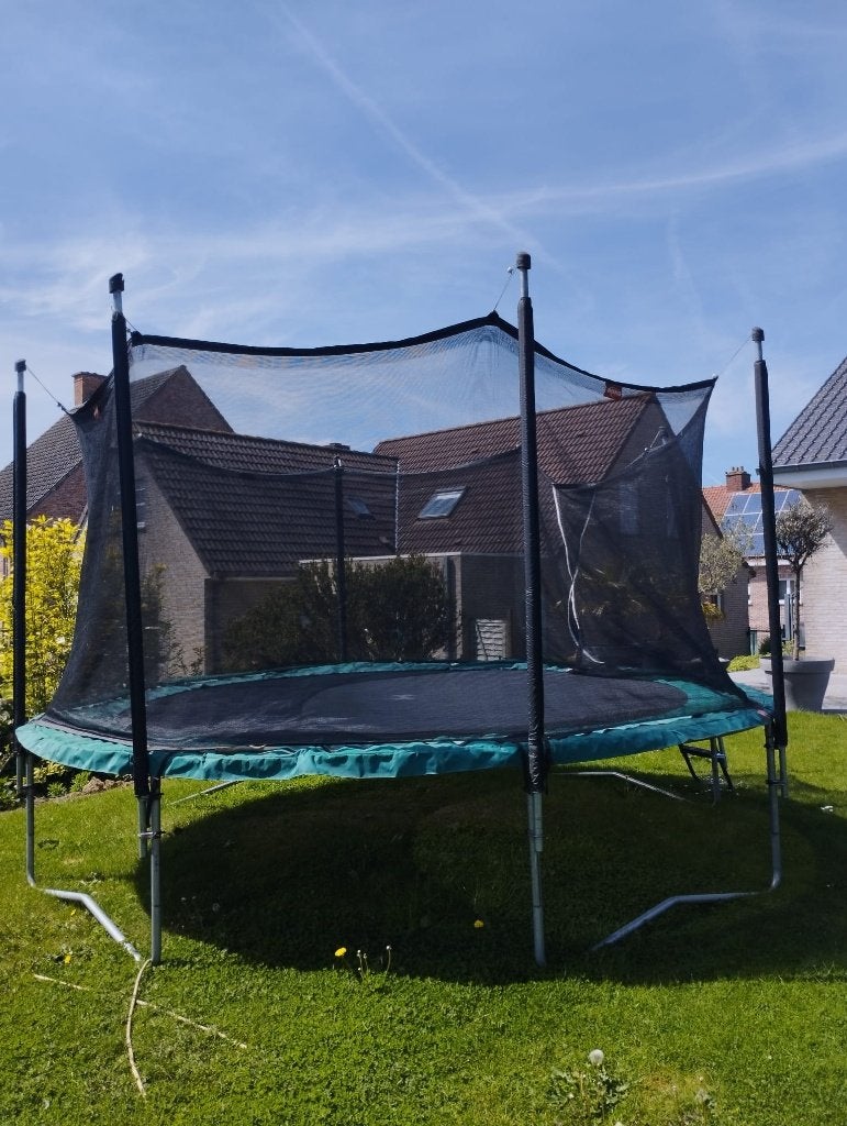 Trampoline Berg, diameter 420 cm, Kinderen en Baby's, Speelgoed | Buiten | Trampolines, Ophalen, Gebruikt