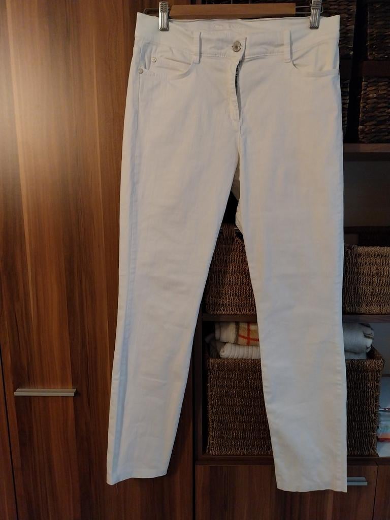 Witte stretch broek brax maat 38, Ophalen, Maat 38/40 (M)