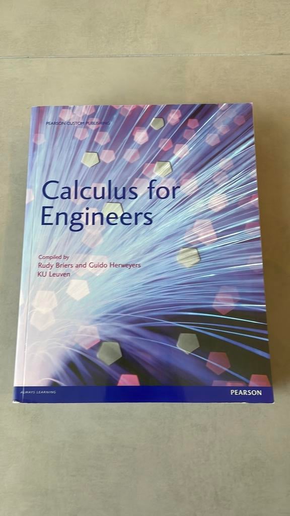 Calculus for Engineers - Rudy Briers and Guido Herweyers, Enlèvement ou Envoi, Comme neuf