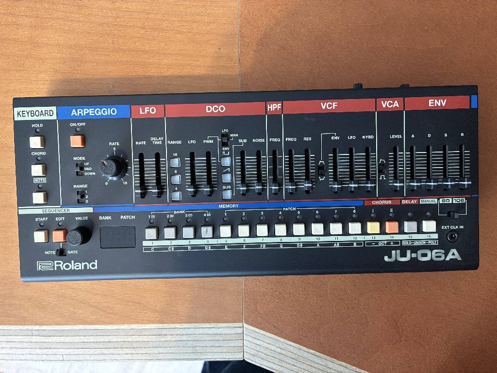 Roland JU-06A Boutique Synthesizer (Juno 60 / 106), Roland, Zo goed als nieuw, Met midi-aansluiting, Overige aantallen