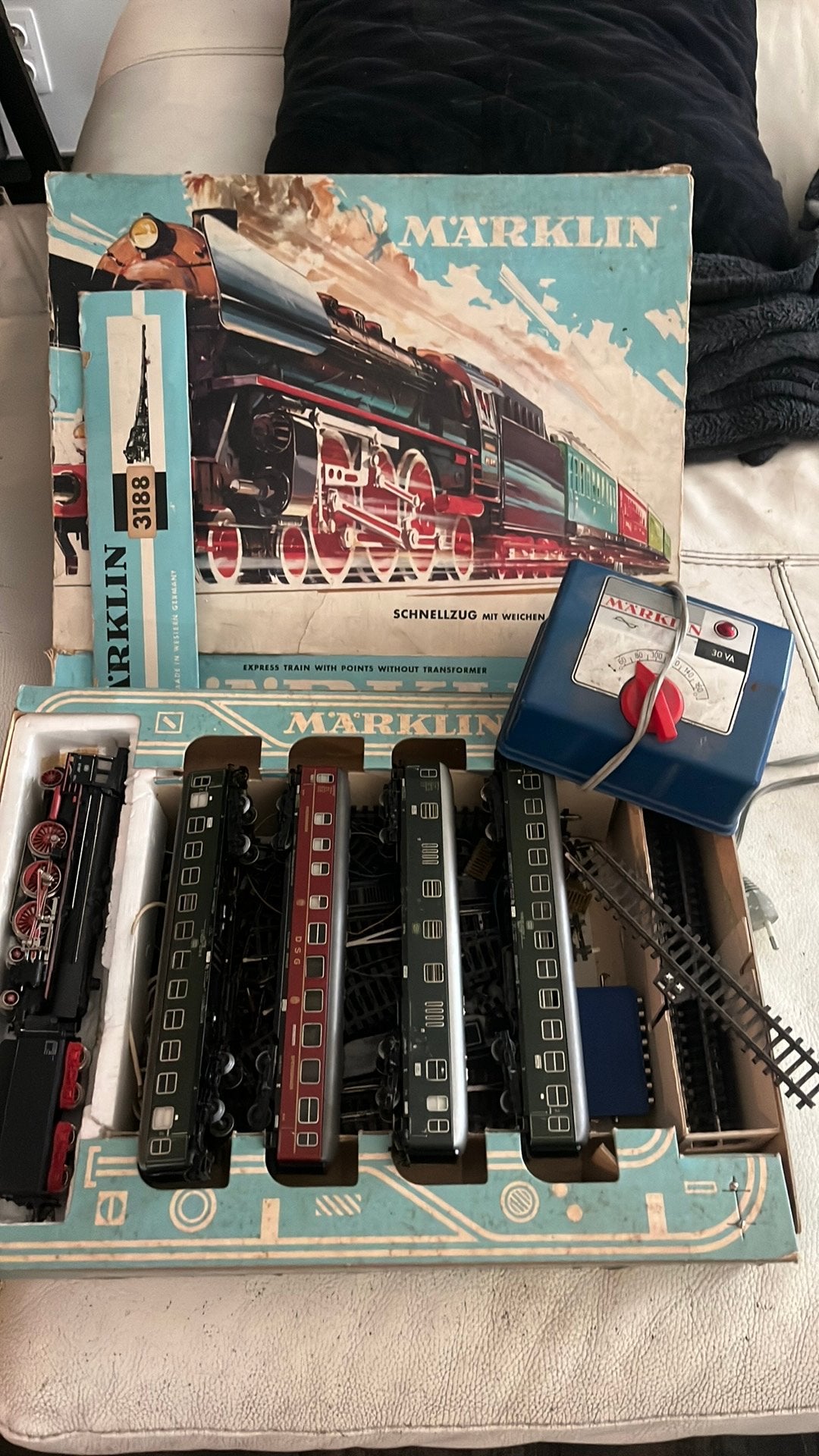 Train Marklin avec transformateur, Enlèvement, Utilisé, Locomotive