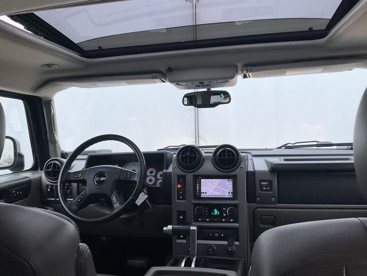 Hummer H2 6.0 V8 Perfect mooi origineel Topstaat Youngtimer!, Auto's, Automaat, Zwart, Bedrijf, SUV of Terreinwagen