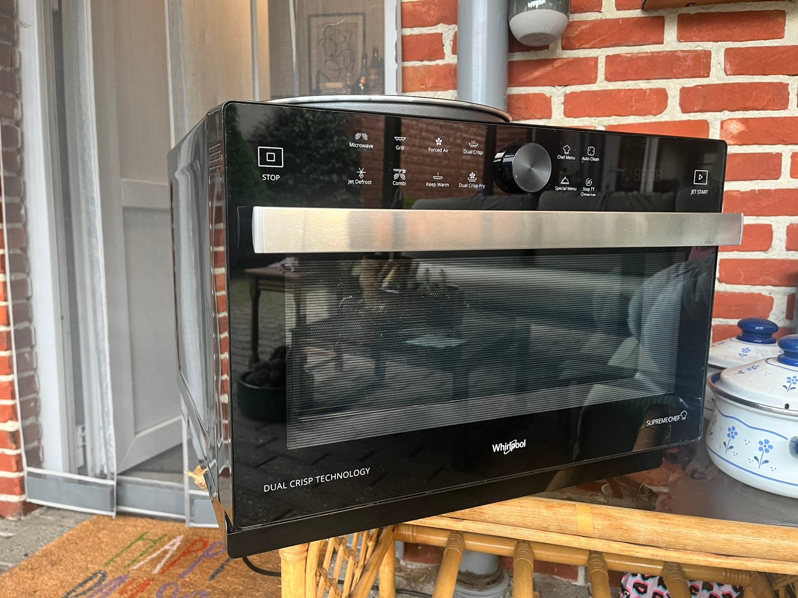 Whirlpool MWP 338 B Combi-microgolfoven, Ophalen, Zo goed als nieuw