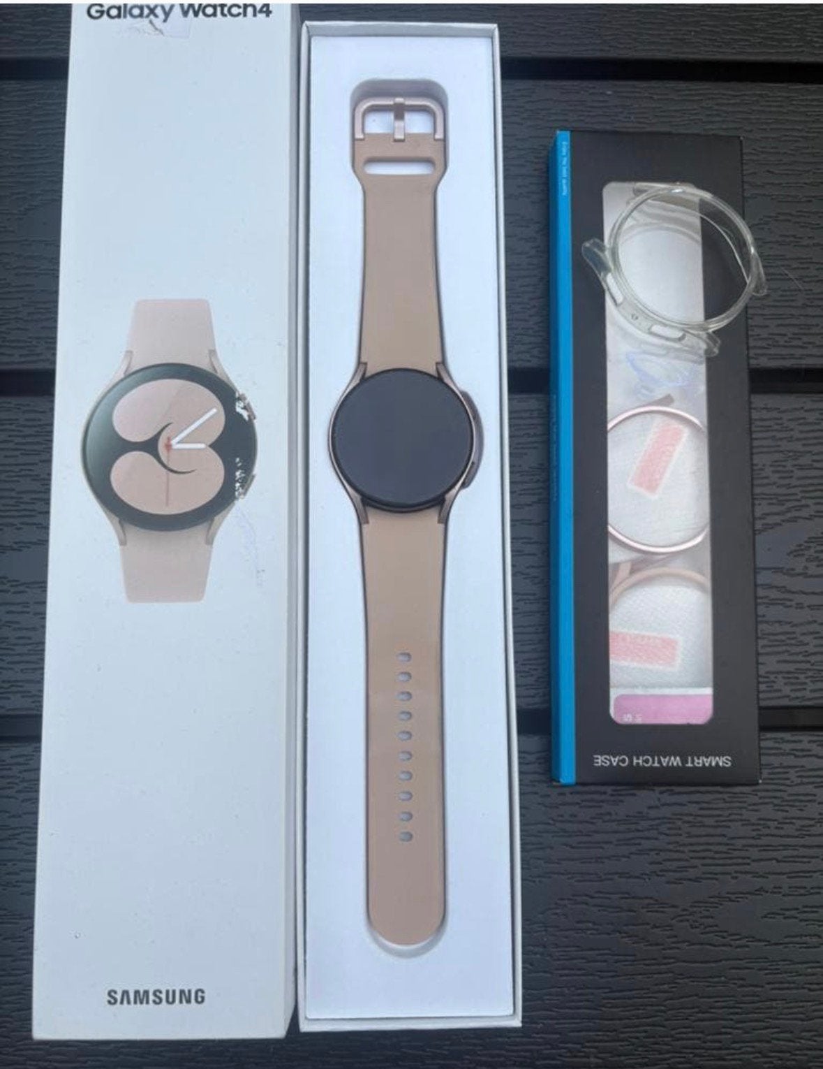 Montre Samsung watch 4 femme, Ophalen of Verzenden, Zo goed als nieuw, Waterdicht, Roze