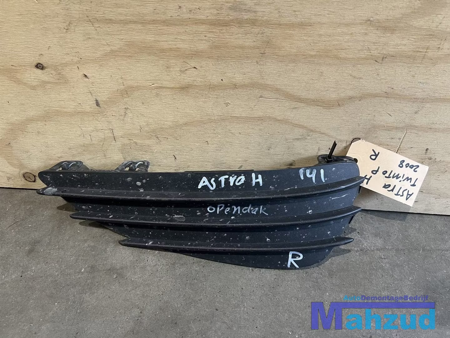 OPEL ASTRA H TWINTOP rechts Voorbumper bumper grille rooster, Pare-chocs, Opel Automobile GmbH, Avant, Opel