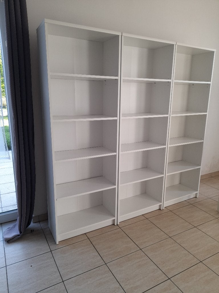3 Etagères blanches neuves. Région Goutroux. Tel 0494118335, Maison & Meubles, Enlèvement, Neuf