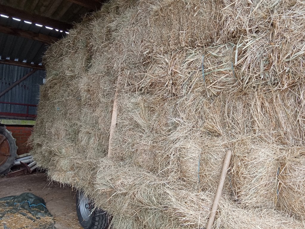 Hooi in kleine balen, Ophalen