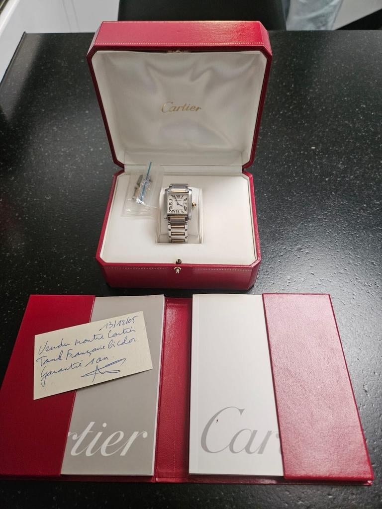 CARTIER Dames uurwerk, Ophalen, Staal, Staal