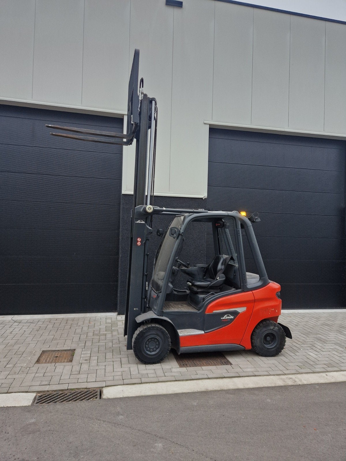 linde heftruck, Ophalen, Linde, Diesel, Heftruck