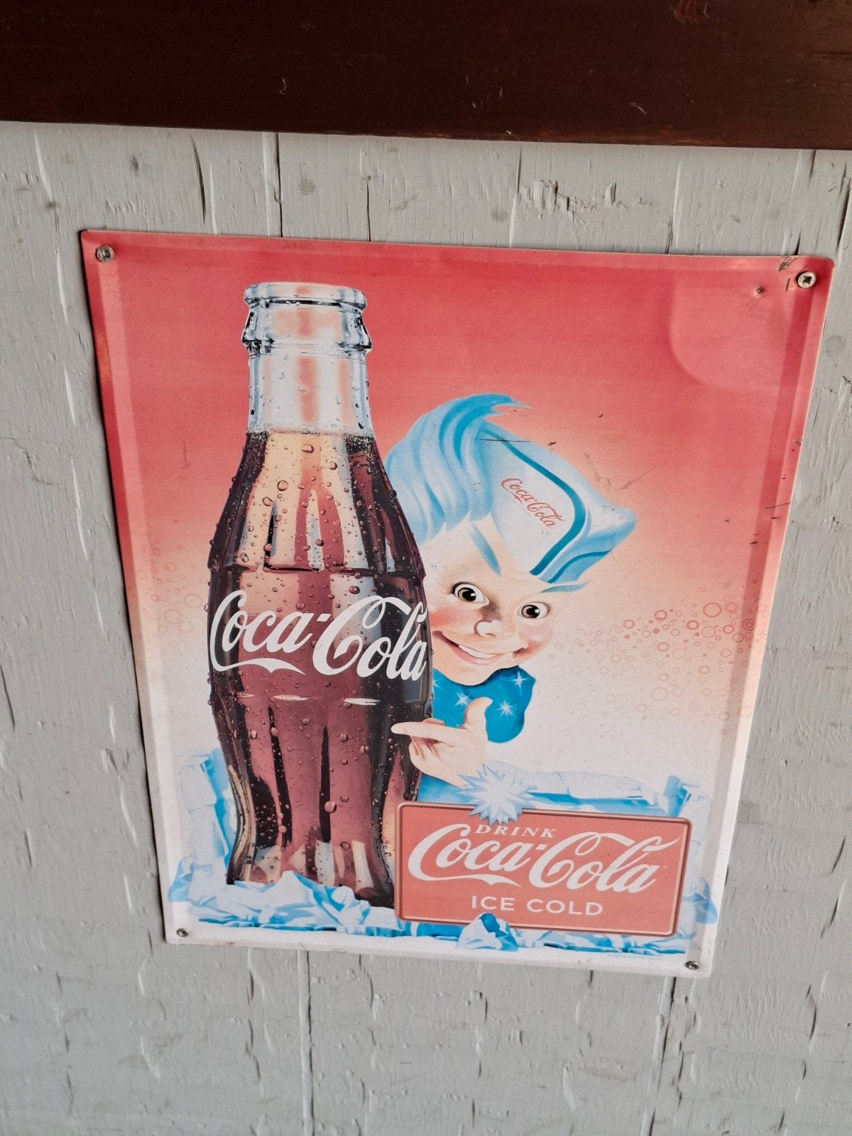 cola reclamebord, Verzamelen, Ophalen of Verzenden, Zo goed als nieuw, Reclamebord