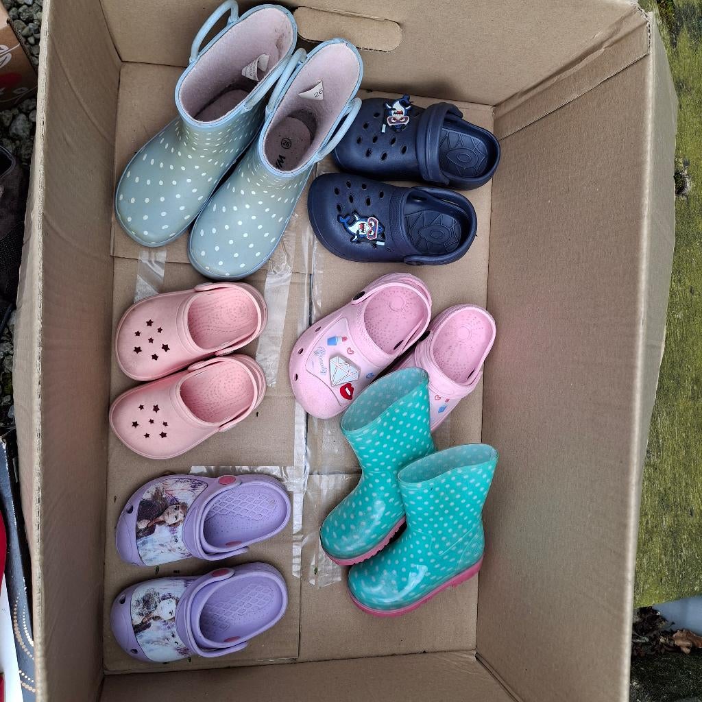 Regenlaarsjes en crocs, Ophalen, Gebruikt, Jongen of Meisje, Laarzen
