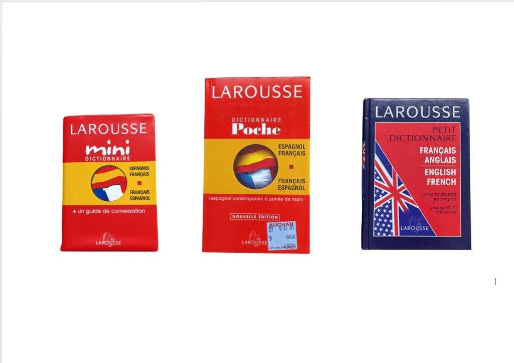 2 dico Spaans/1 dico Engels Larousse (prijs per stuk), Ophalen, Zo goed als nieuw, Overige talen