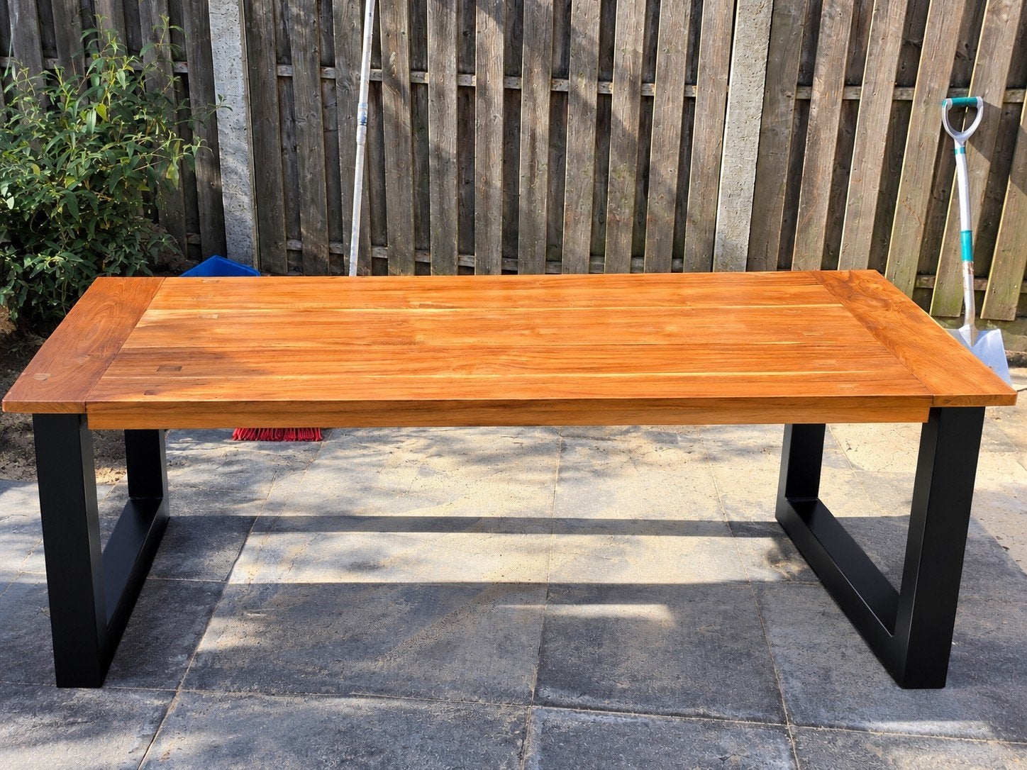 Eettafel van hout zonder schade, Jardin & Terrasse, Enlèvement, Bois
