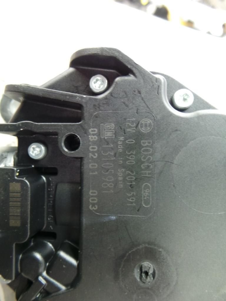 OPEL ASTRA RUITENWISSERMOTOR ACHTER 2008, Ophalen of Verzenden, Gebruikt, ARN erkend