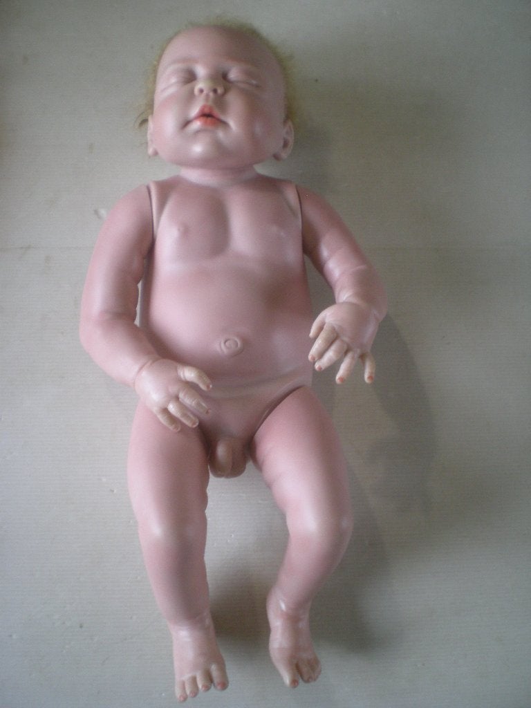 reborn baby jongen, Verzamelen, Poppen, Ophalen of Verzenden, Gebruikt