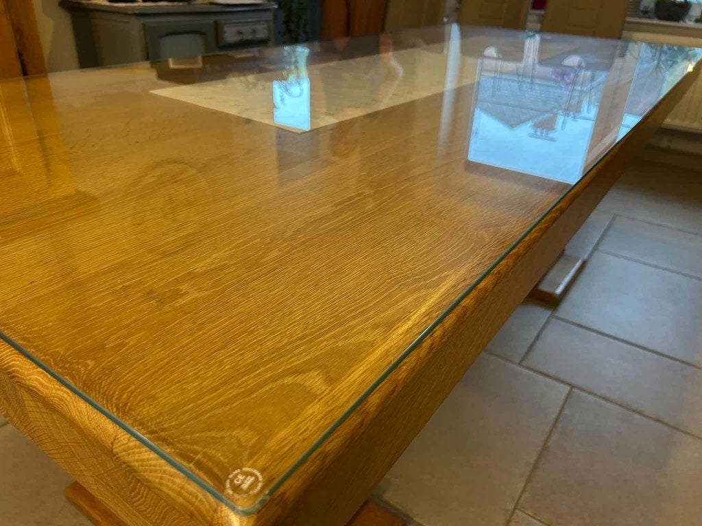 Table en chene  + chaises, Enlèvement, Comme neuf, Bois