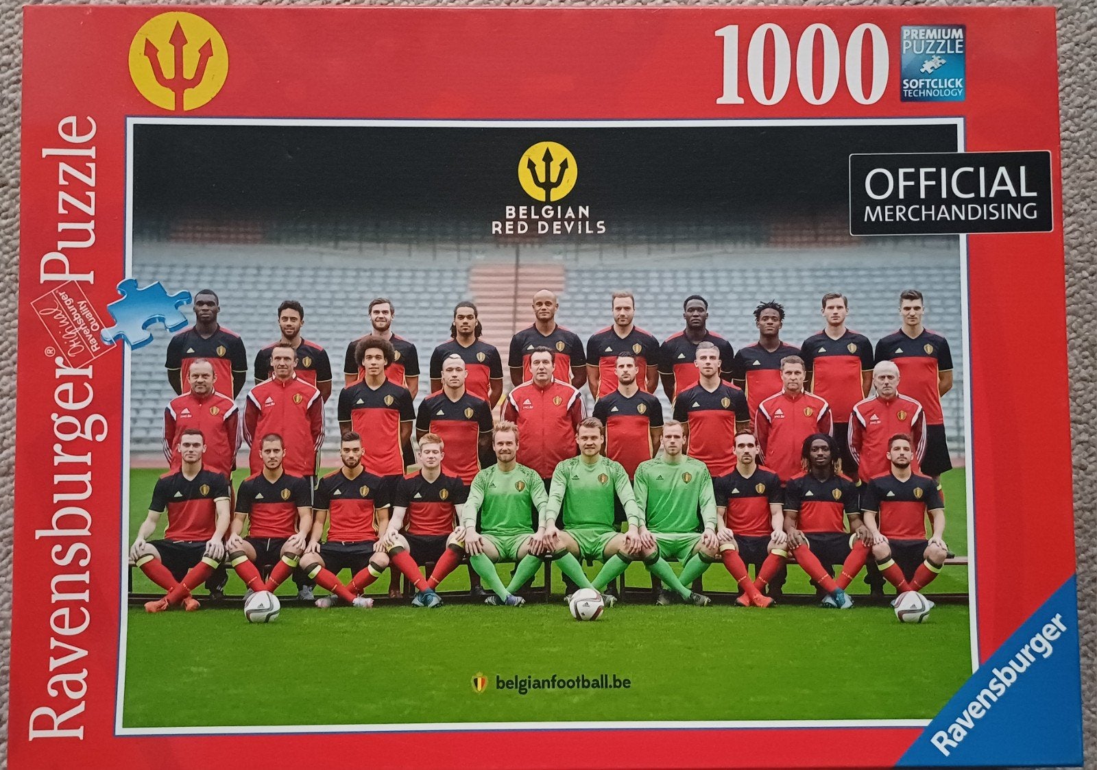 Puzzel rode duivels 1000 stuks, Ophalen, Zo goed als nieuw