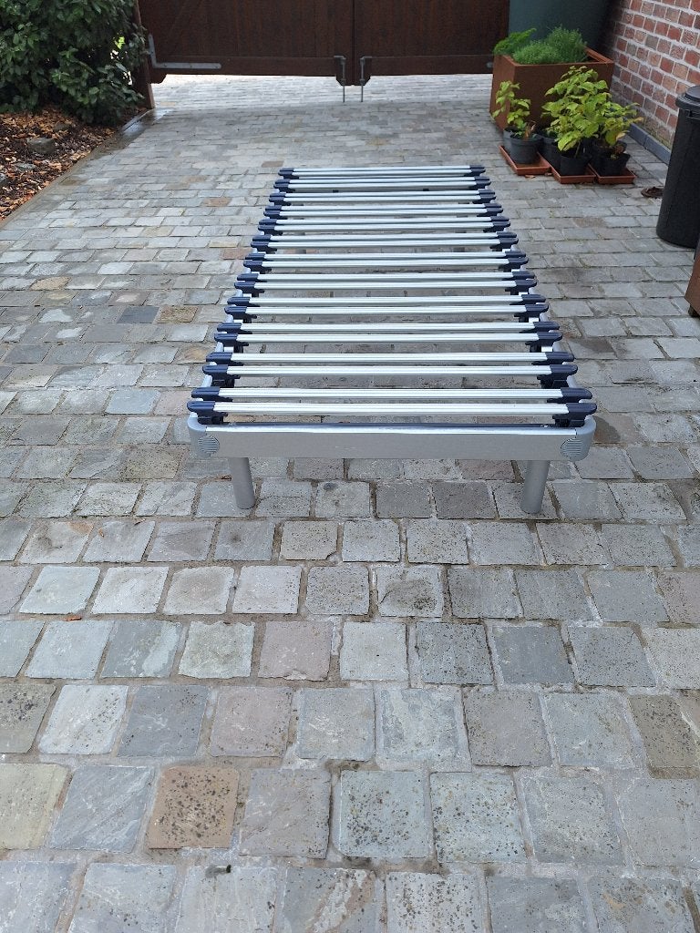 1-persoons boxspring, Huis en Inrichting, Ophalen, Gebruikt, 90 cm, Eenpersoons