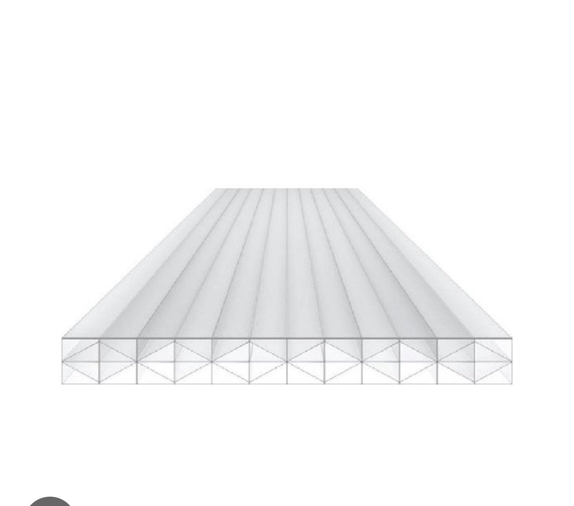 4x polycarbonaat platen NIEUW!!, Enlèvement, Comme neuf