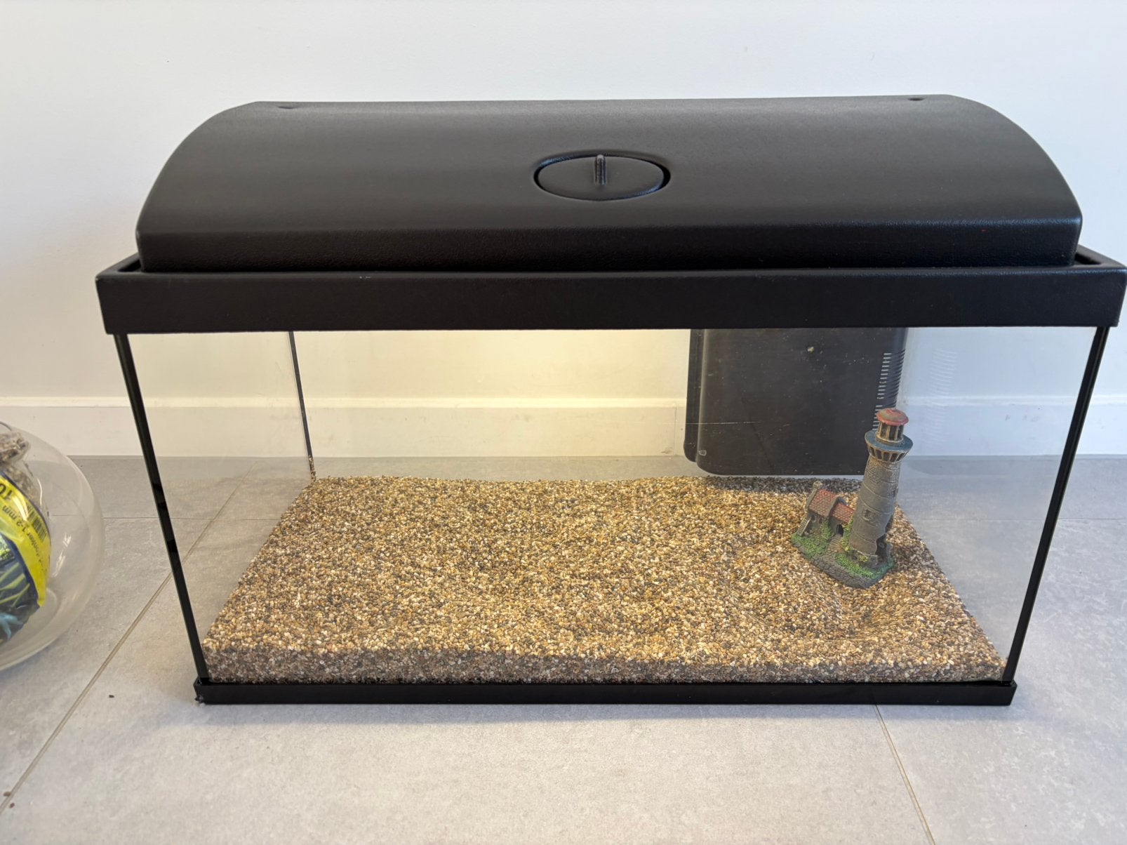 Aquariumset / terrarium incl toebehoren, vissenkom & grind, Enlèvement, Pompe, Decoratie